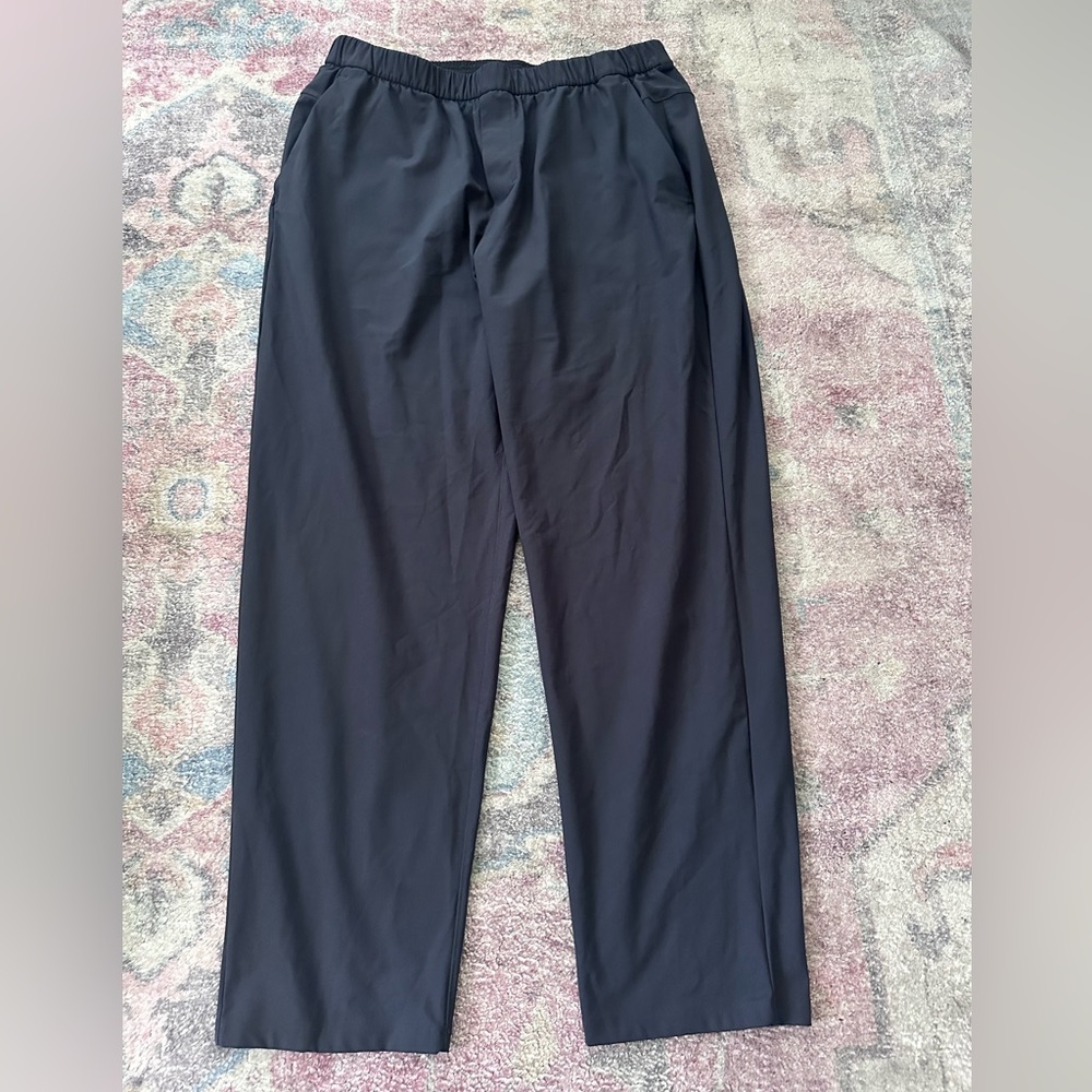 Lululemon Black Pants Elastic Drawstring Waist Size XL